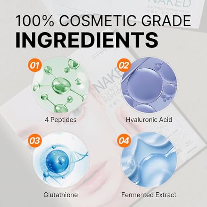 FRANZ UV PROTECTION PEPTIDE SUN PATCHES, 4 PAIRS (REGULAR SIZE), ANTI-AGING & SKIN REJUVENATION, SUNSCREEN, MOISTURIZER, PERFECT FOR OUTDOOR SPORTS  GOLF, HIKING, DRIVING, KOREAN SKINCARE - Image 4